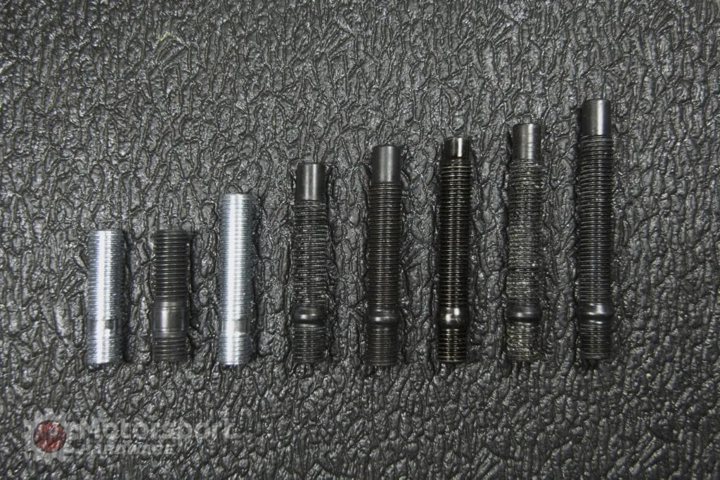 Motorsport Hardware 5-Lug (12 x 1.5 Thread) 68mm Black Race Stud Kit 12 x 1.5 (BMW E Series)