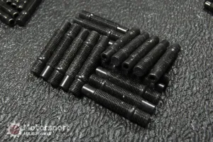 Motorsport Hardware 5-Lug (12 x 1.5 Thread) 68mm Black Race Stud Kit 12 x 1.5 (BMW E Series)