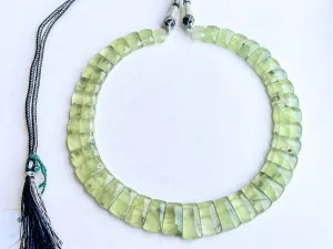 Natural Prehnite Bib Necklace, Cleopatra Egyptian Necklace, Fancy Beach Jewelry, AAA Prehnite Choker  Necklace, Prehnite Necklace