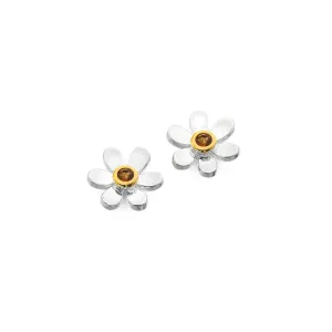 November birthstone daisy studs