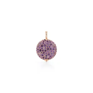 OC X WF 18K MEDIUM AMETHYST PEBBLE LOCKET