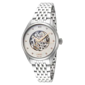 Oris Women's 01-560-7724-4031-07-8-17-79 Artelier Skeleton 33mm Automatic Watch