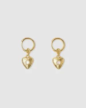 Pearl Locket Earrings