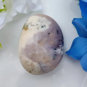 Purple Dendritic Opal  Palm Stone (#34)