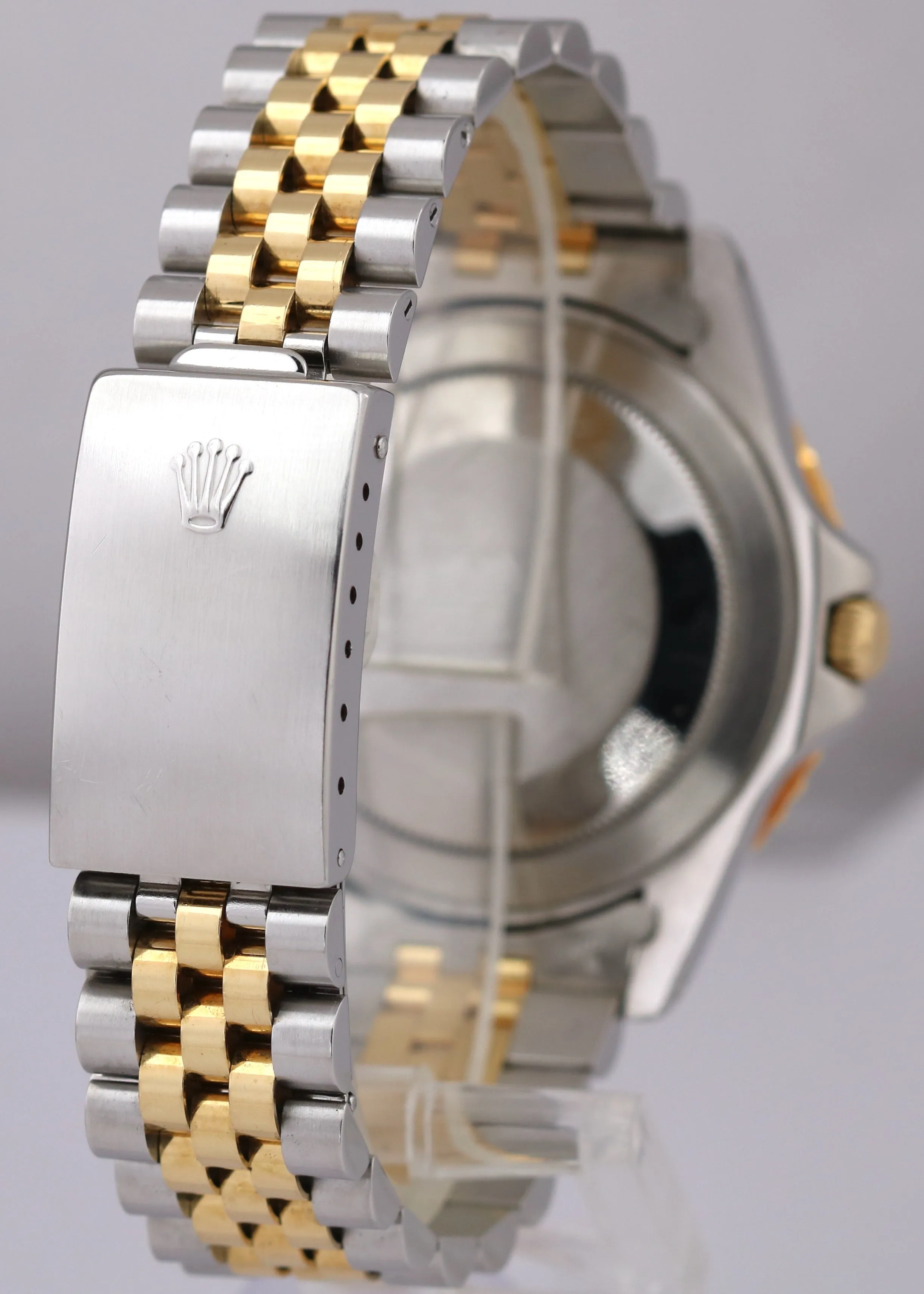Rolex GMT-Master ROOT BEER Brown CHAMPAGNE DIAMOND 18K Gold Steel JUBILEE 16753