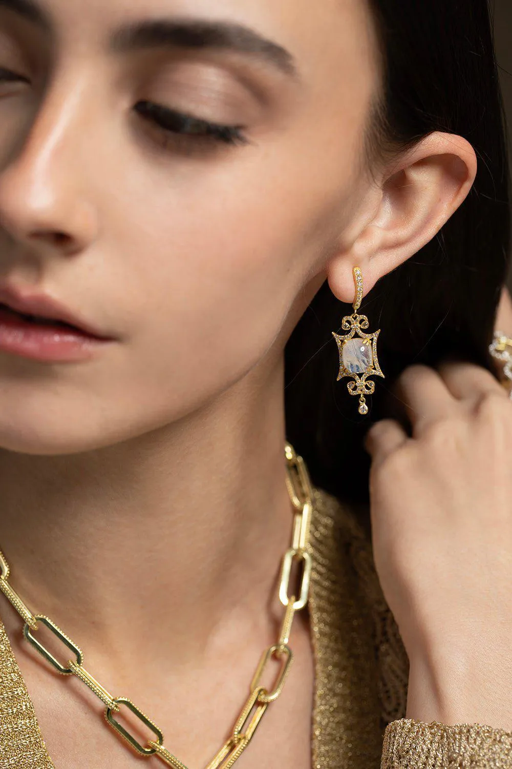 Royal Scroll Earrings