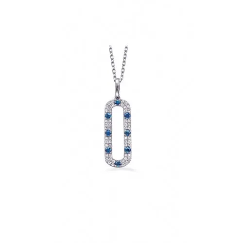 S. Kashi & Sons Sapphire Necklace N1316-SWG