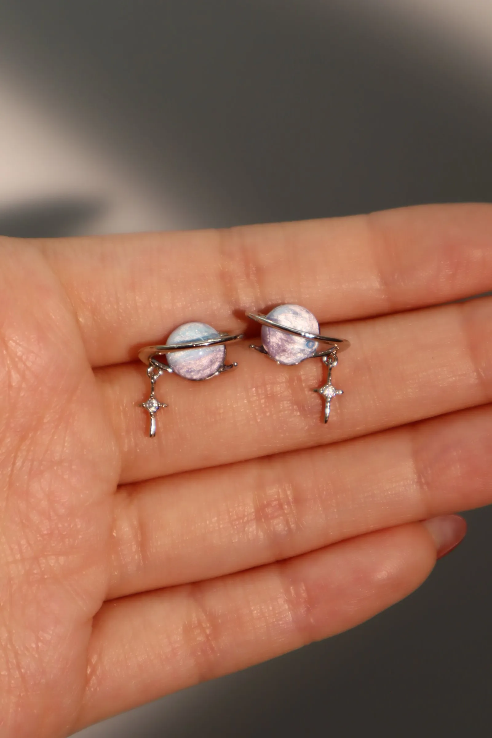 Saturn Stud Earrings