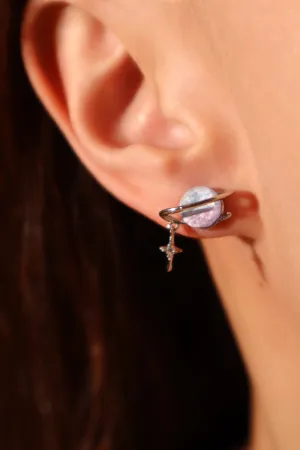 Saturn Stud Earrings