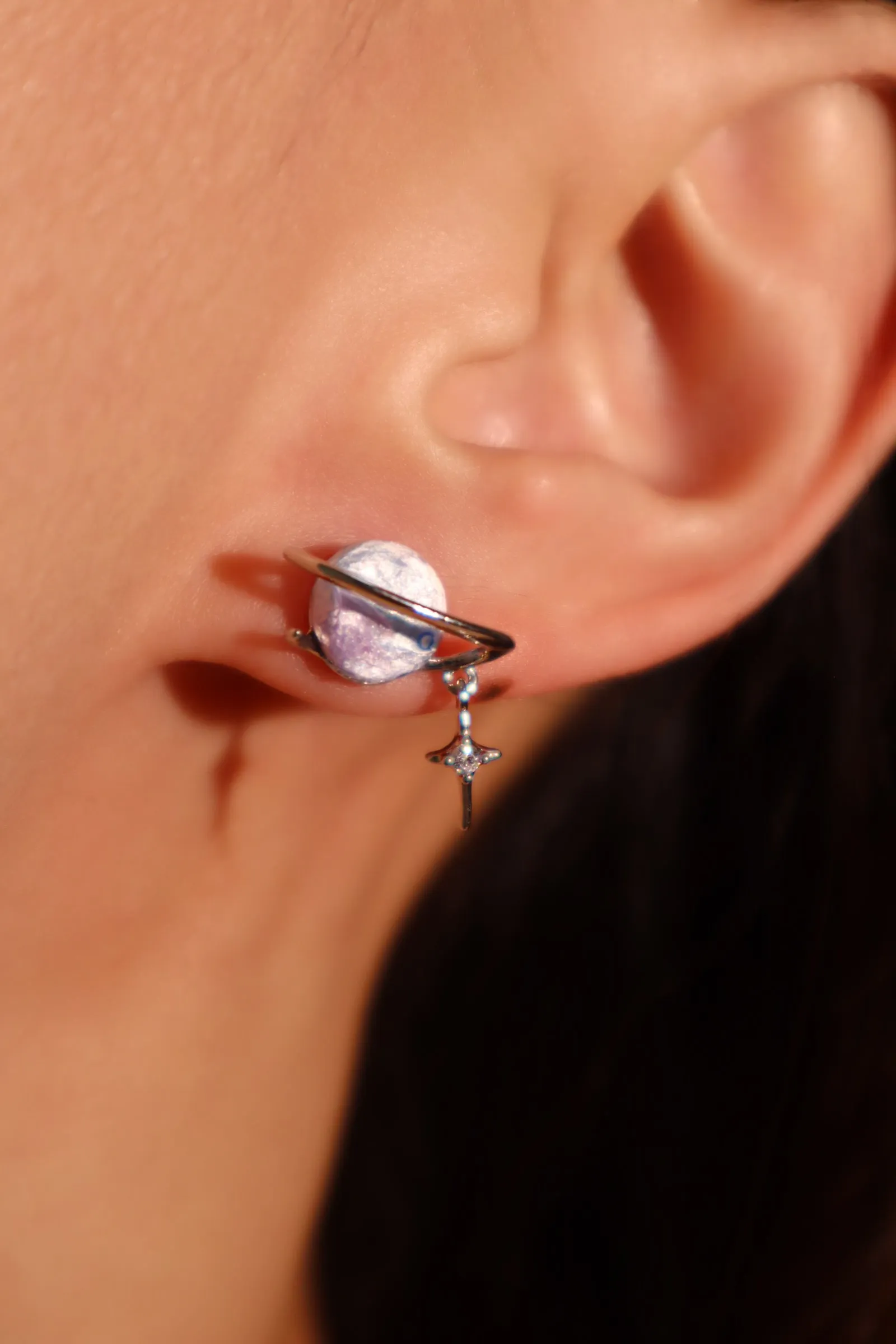 Saturn Stud Earrings