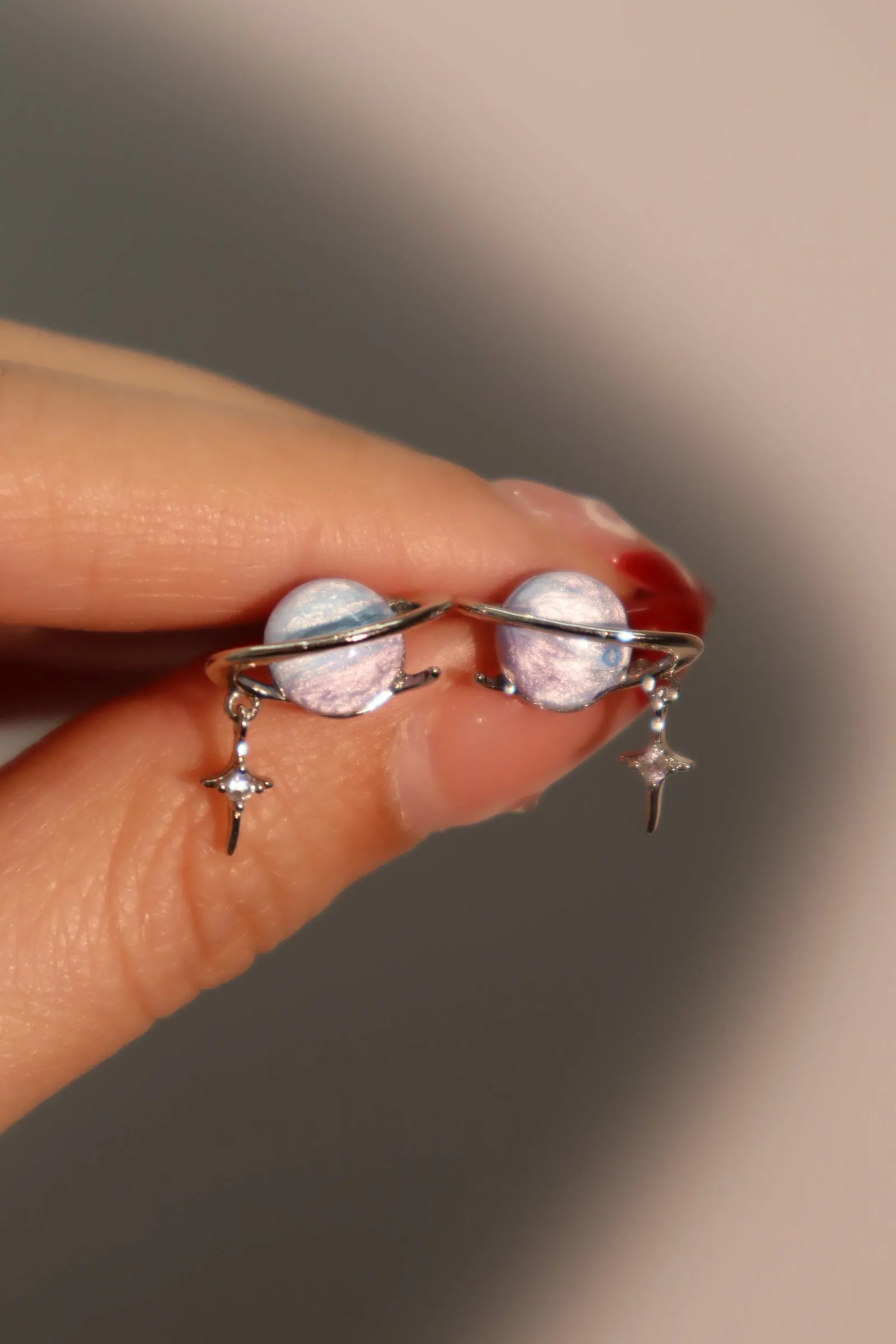 Saturn Stud Earrings