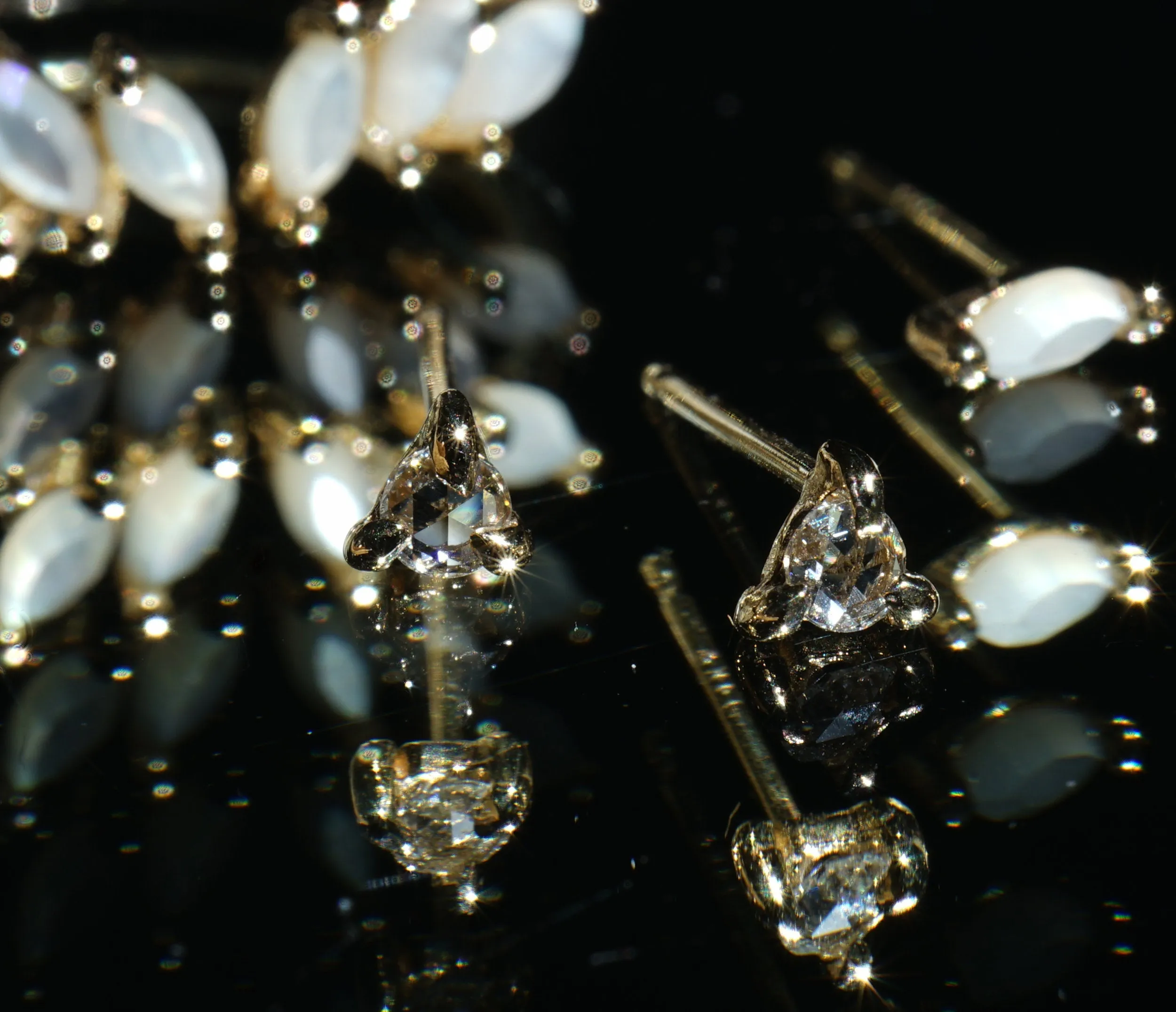 Selene Stud with Alternate Stone