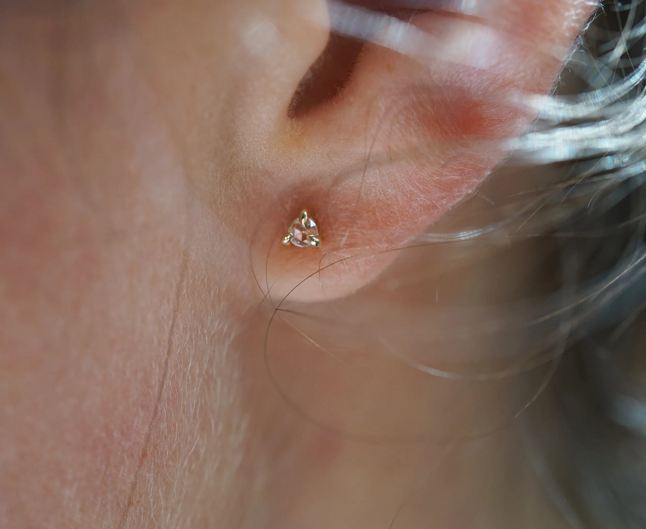 Selene Stud with Alternate Stone