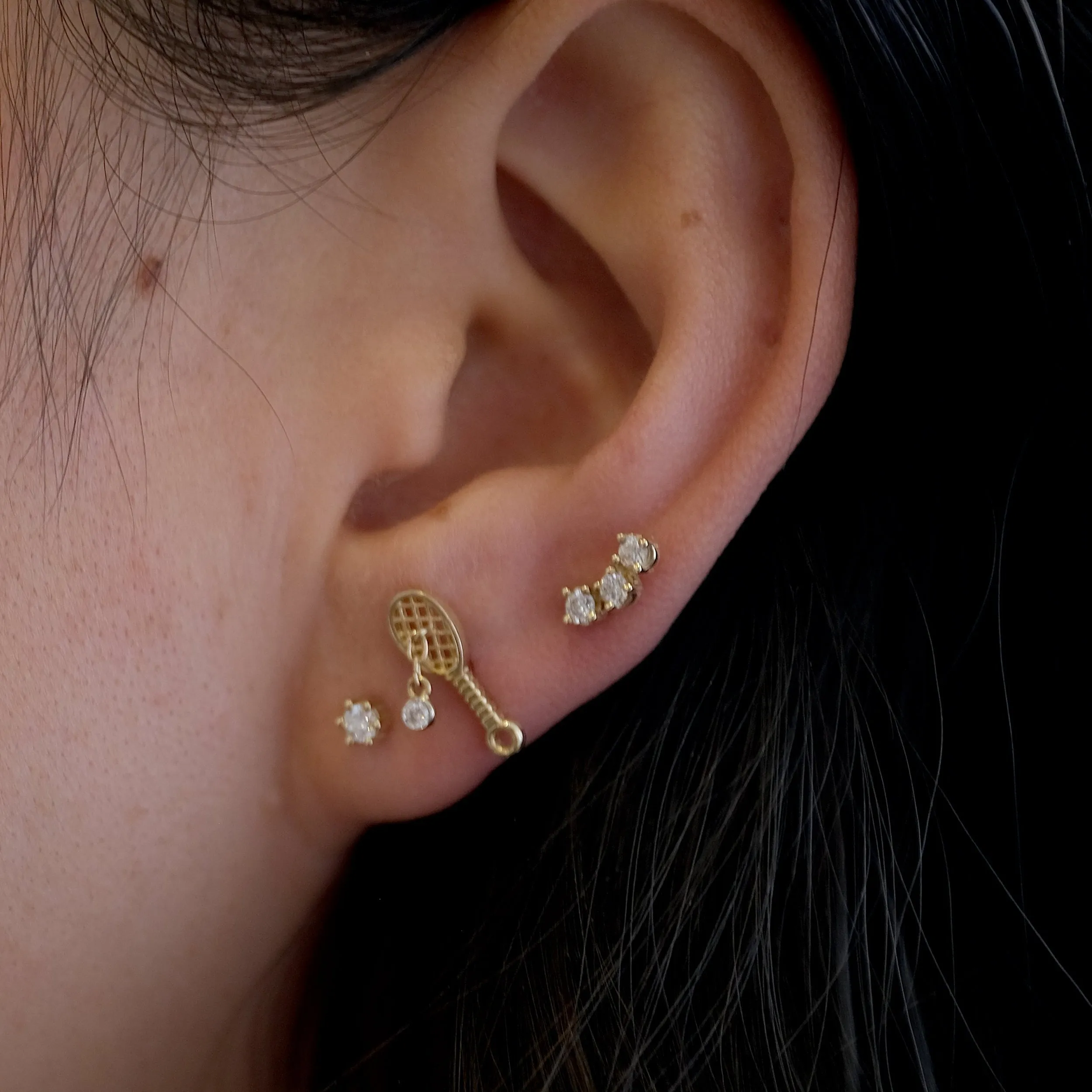 Sister Diamond Earring