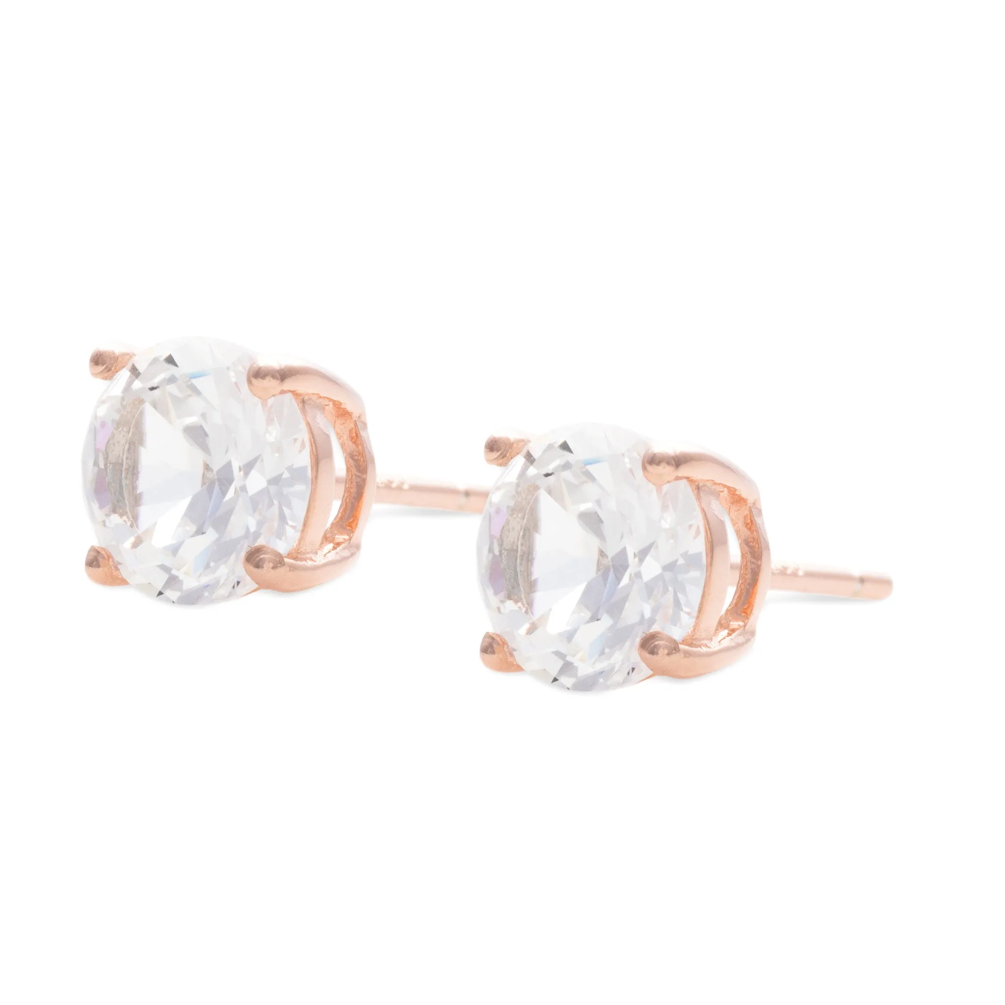 Solitaire CZ Studs
