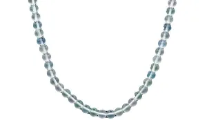 Sterling Silver Mini Fluorite Natural Gemstone Necklace
