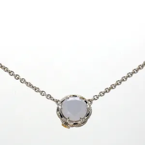 TACORI Chalcedony Stud Gemstone Necklace