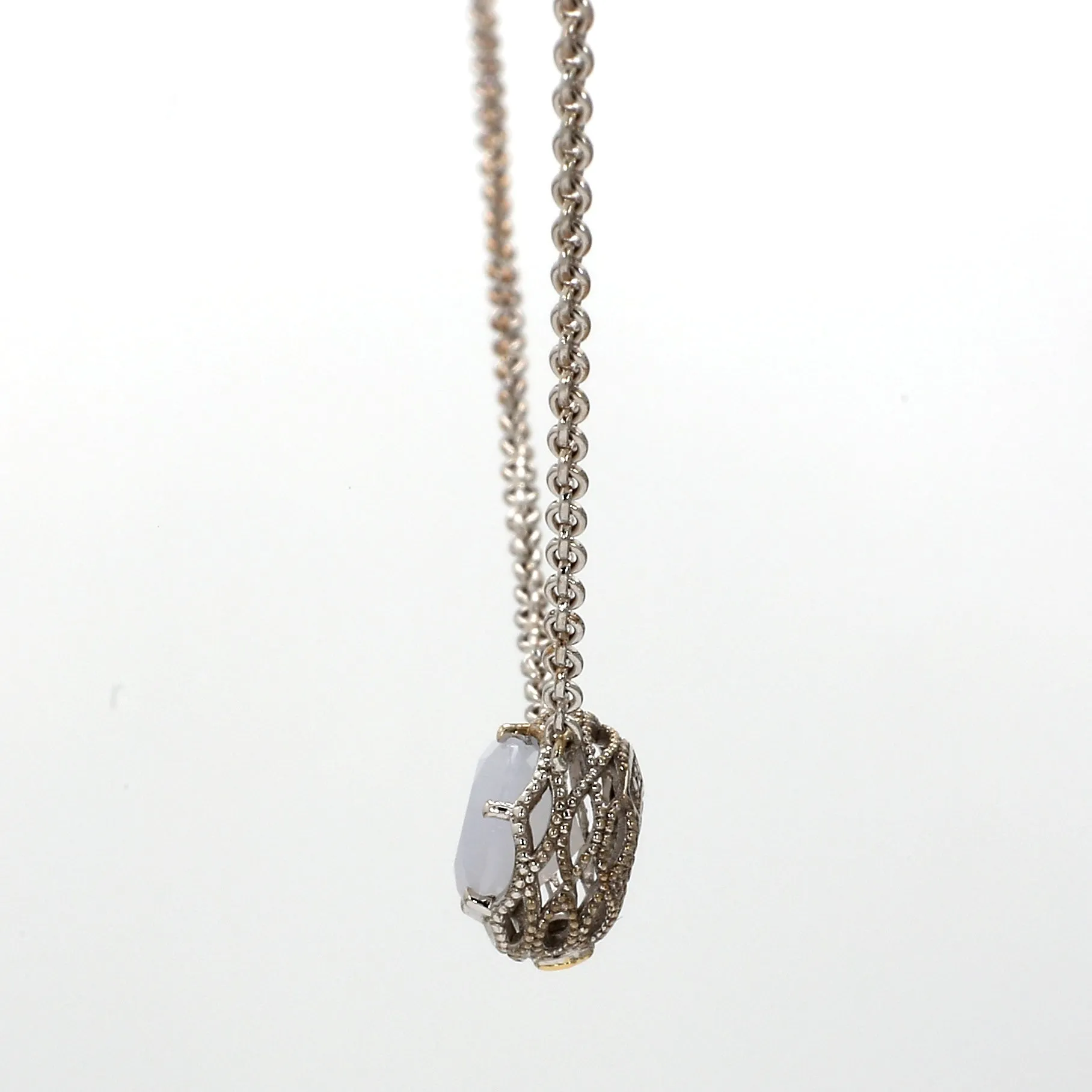 TACORI Chalcedony Stud Gemstone Necklace