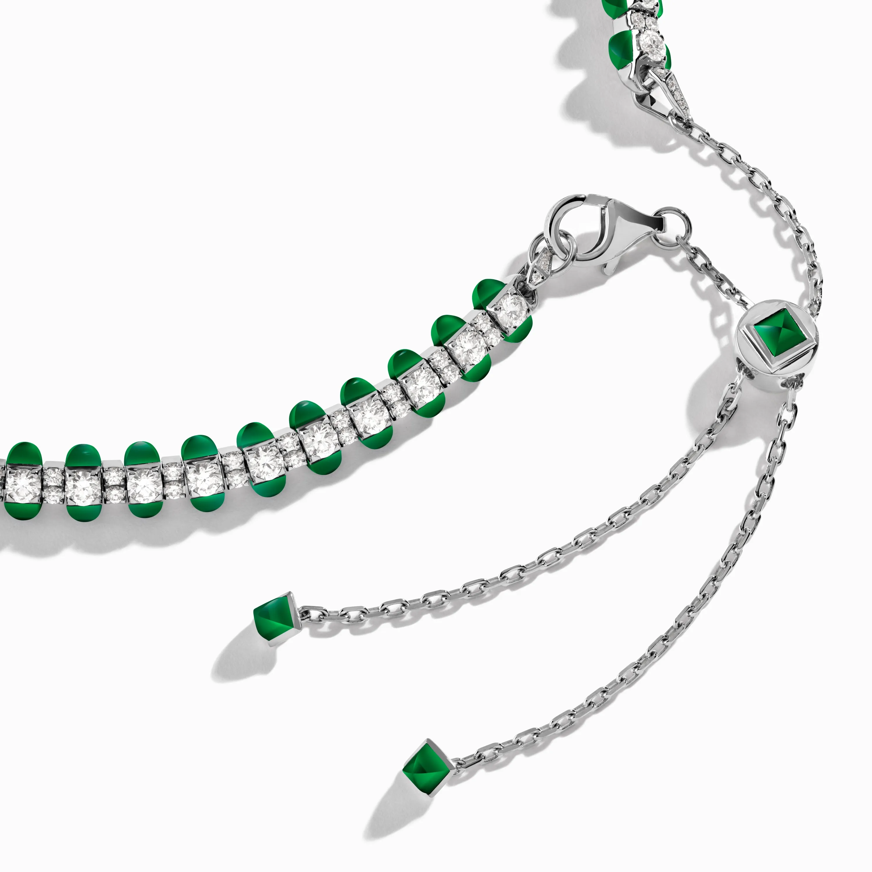 Tip-Top Diamond Collar Necklace