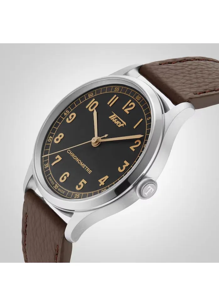 TISSOT SWISS HERITAGE 1938 AUTOMATIC CHRONOMETER LEATHER T142-464-16-062-00