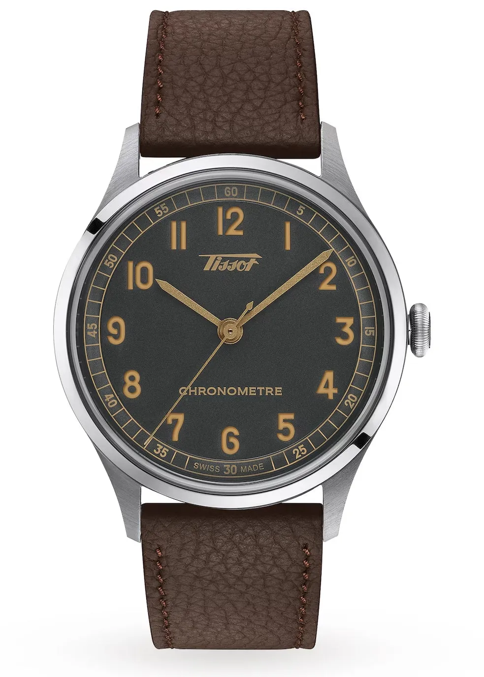 TISSOT SWISS HERITAGE 1938 AUTOMATIC CHRONOMETER LEATHER T142-464-16-062-00