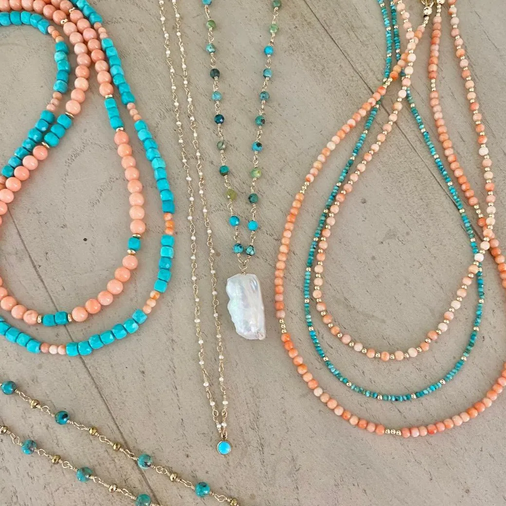 Turquoise Necklace - Capri