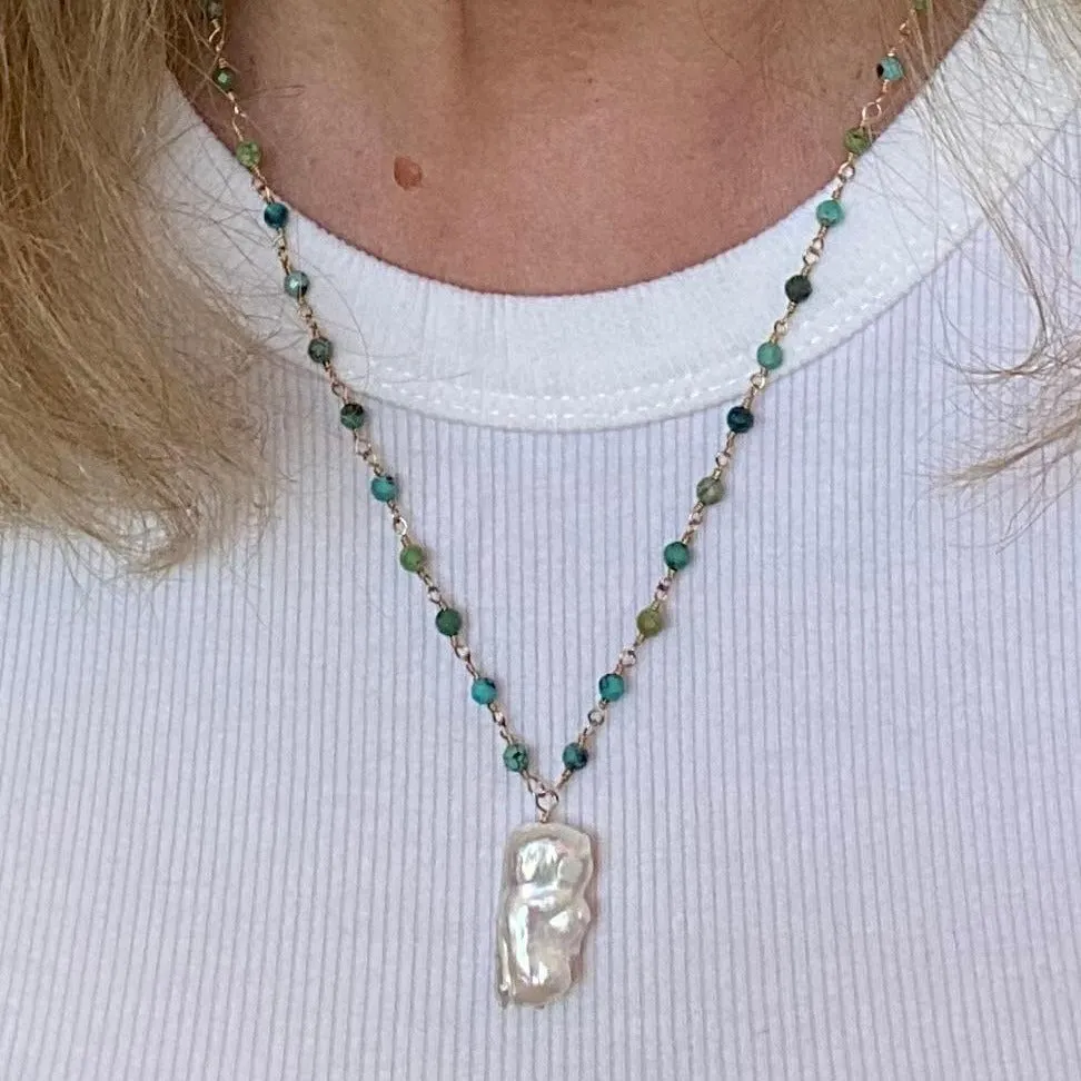 Turquoise Necklace - Capri