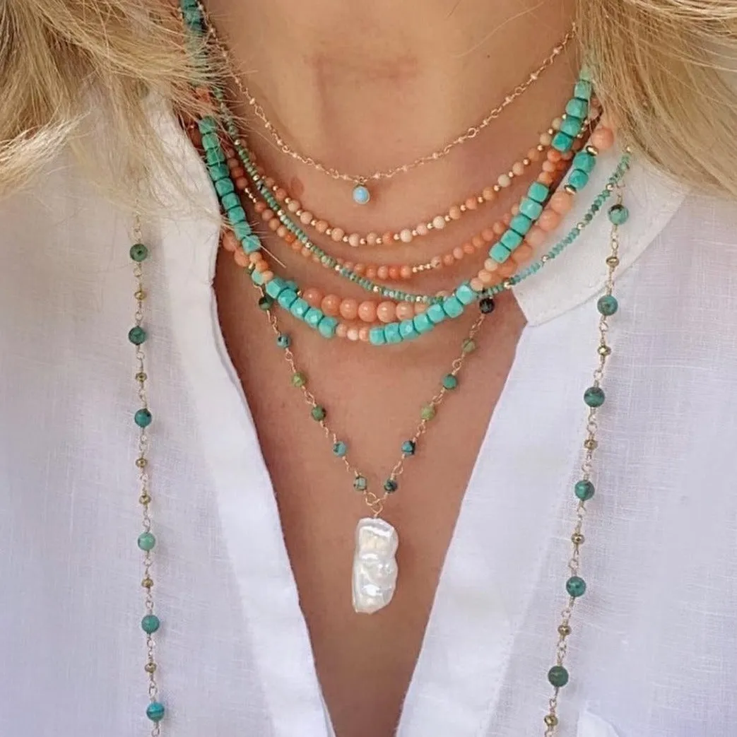 Turquoise Necklace - Capri