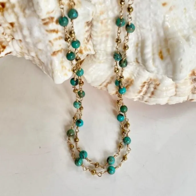 Turquoise Necklace - Rania
