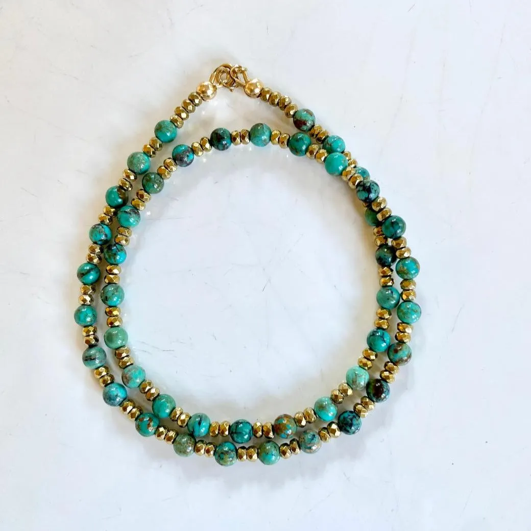 Turquoise Necklace - Rania