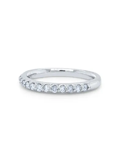 White Gold Diamond Wedding Band