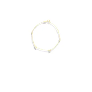 White Sapphire Baguette Bracelet 