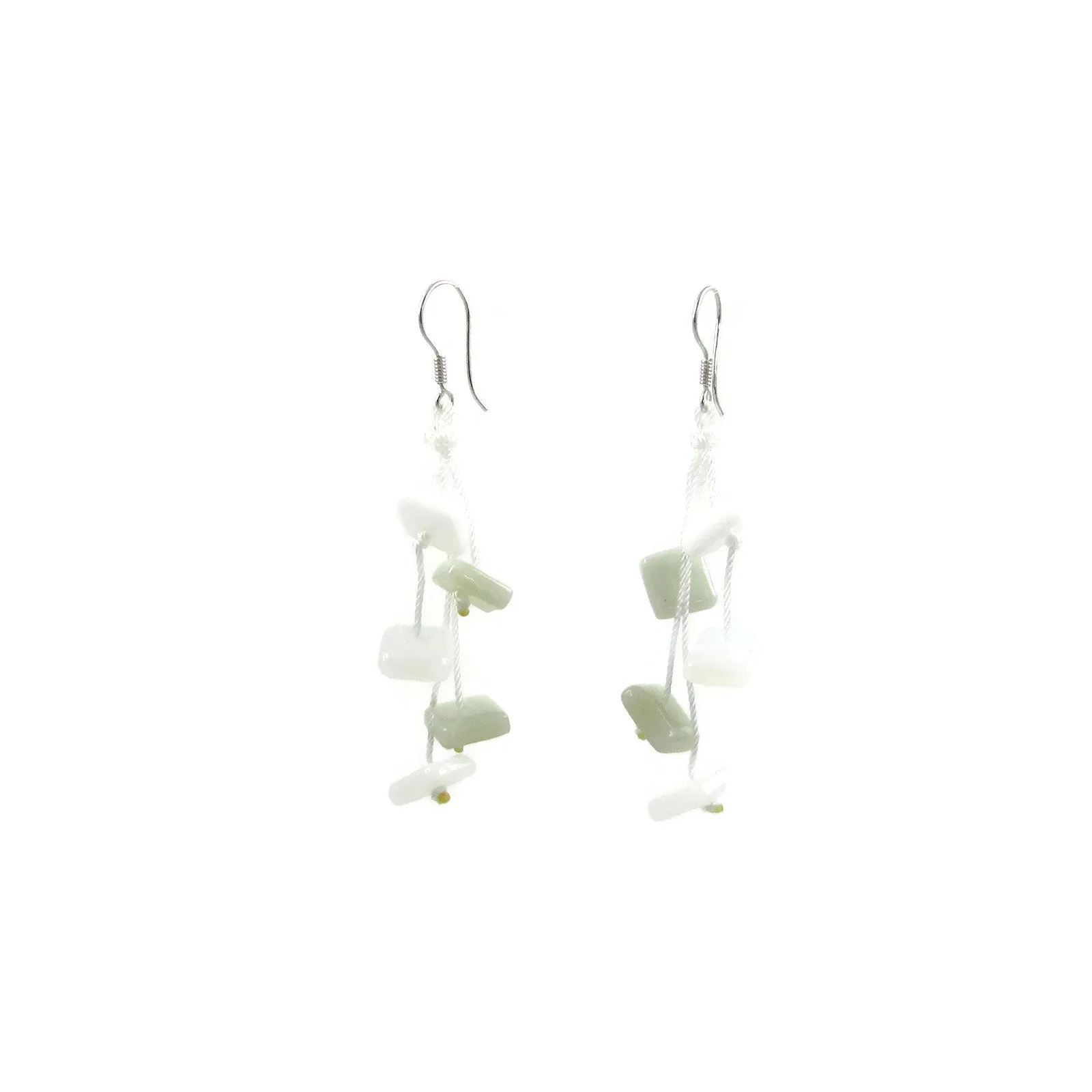 Zen Glass Earrings - Green
