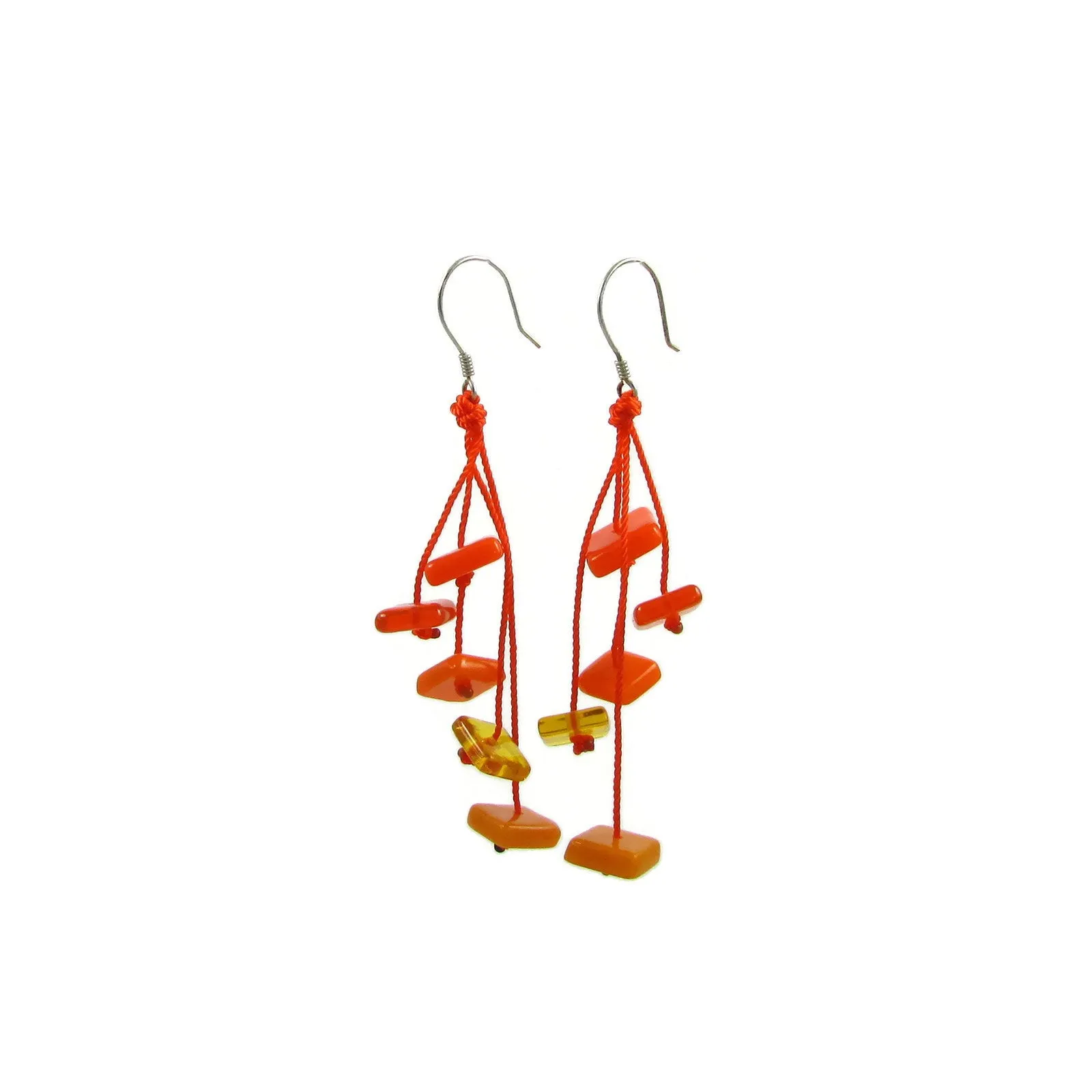 Zen Glass Earrings - Green