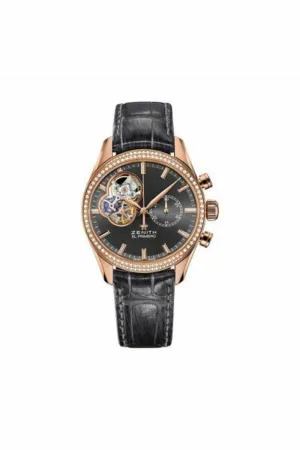 zenith chronomaster el primero lady 38mm 18kt rose gold ladies watch ref. 22.2150.4062/91.c752